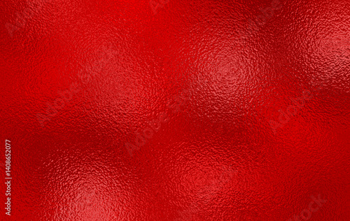 Red foil paper decorative texture background for artwork. red glass background. red Textured surface of colored plastic, abstract background