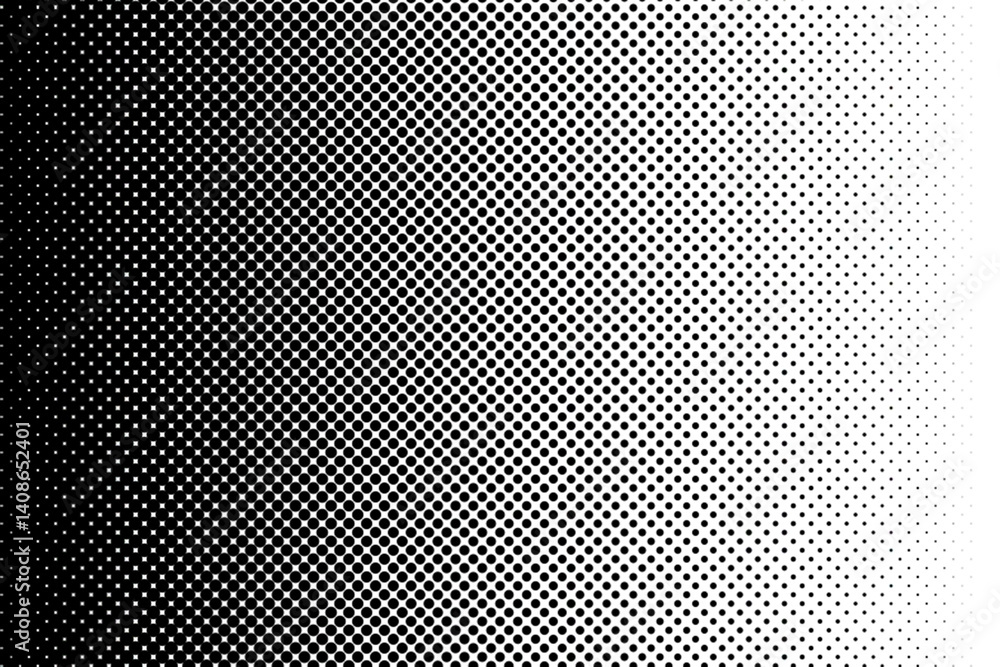 Dotted halftone gradient texture. Vanishing polka dot background. Repeating dots gradation pattern background. Black fading comic pop art overlay backdrop. Raster effect wallpaper Dotted halftone gradient texture. Vanishing polka dot background. Repeating dots gradation pattern background. Black fading comic pop art overlay backdrop. Raster effect wallpaper