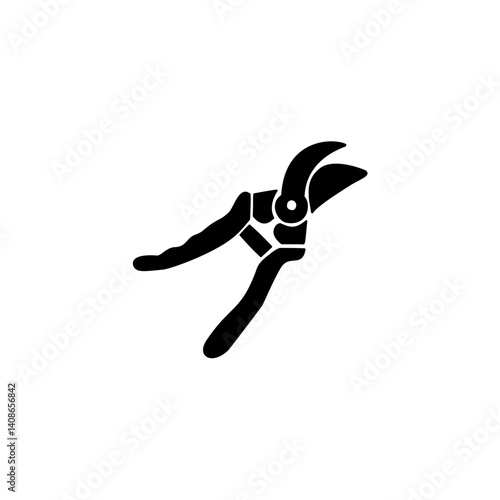 grass scissors vector illustration 