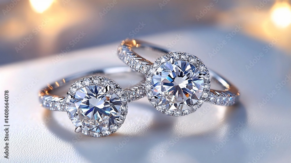 Sparkling Diamond Rings: Elegance and Brilliance Sparkling Diamond Rings: Elegance and Brilliance