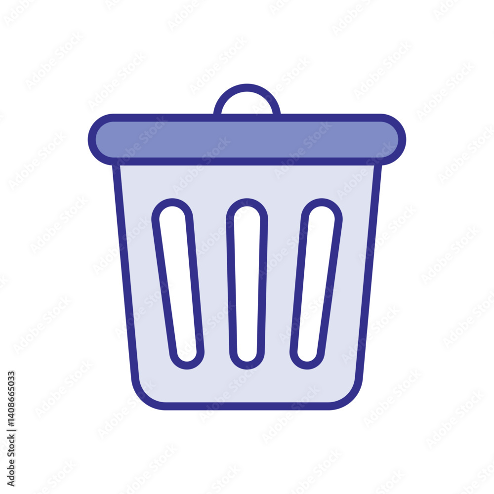 Trash Can icon vector stock illustration Trash Can icon vector stock illustration