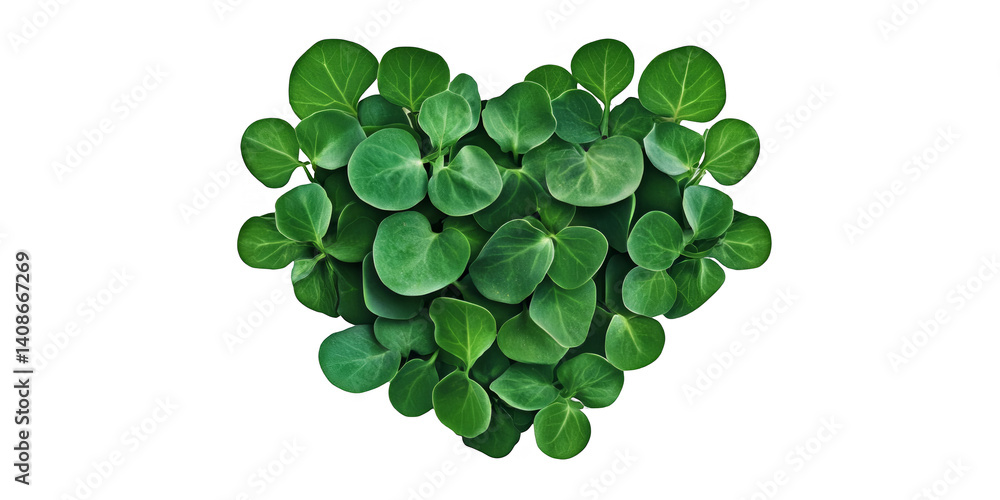 Isolated Green Leaf Heart Shape on Transparent Background Photo Illustration Isolated Green Leaf Heart Shape on Transparent Background Photo Illustration