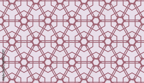 Template background with curved line. Triangles style. Vector illustration. Red, brown color. For flyer, screen, business presentation. Seamless