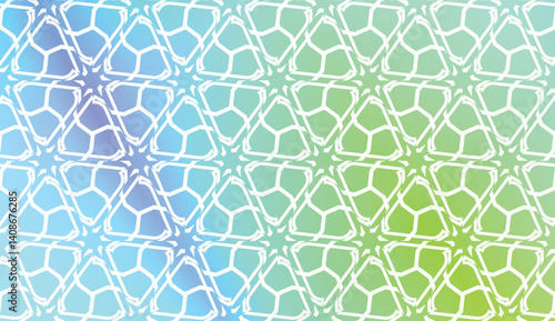 Pattern With Abstract Illusion Triangles. Gradient background. Vector Illustration. Design For Paper, Flyer, Presentation, Invitation Card