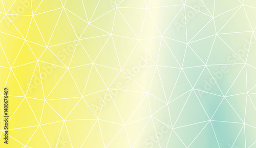 Modern geometrical abstract background with polygonal elements For interior wallpaper, smart design, fashion print. Vector illustration. Creative gradient color.