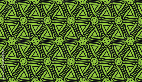 For wallpaper, advert, business, brochure, flyer. Green color Vector seamless smart design. Background in triangles style.