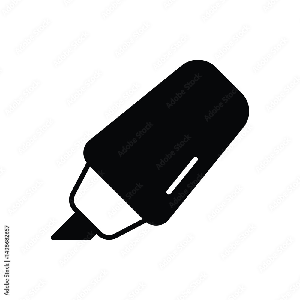 Highlighter icon vector stock illustration Highlighter icon vector stock illustration