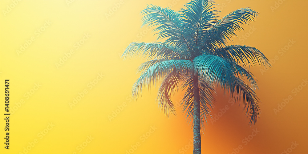 Fototapeta premium ui/ux palm silhouette