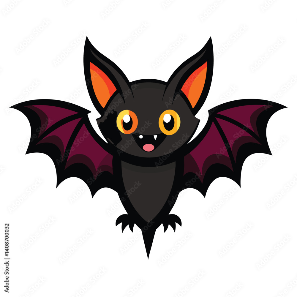 Halloween three bat isolated on white background Halloween three bat isolated on white background