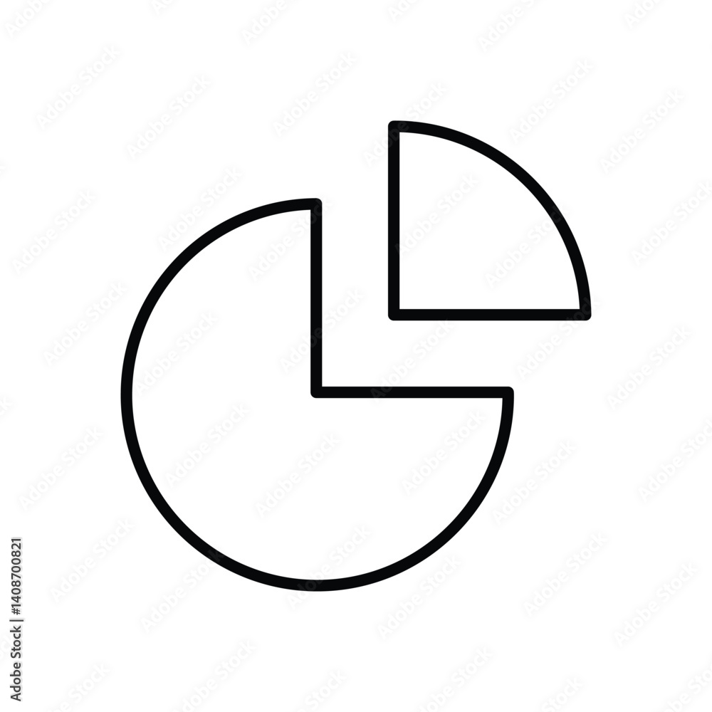 Diagram icon vector stock illustration Diagram icon vector stock illustration