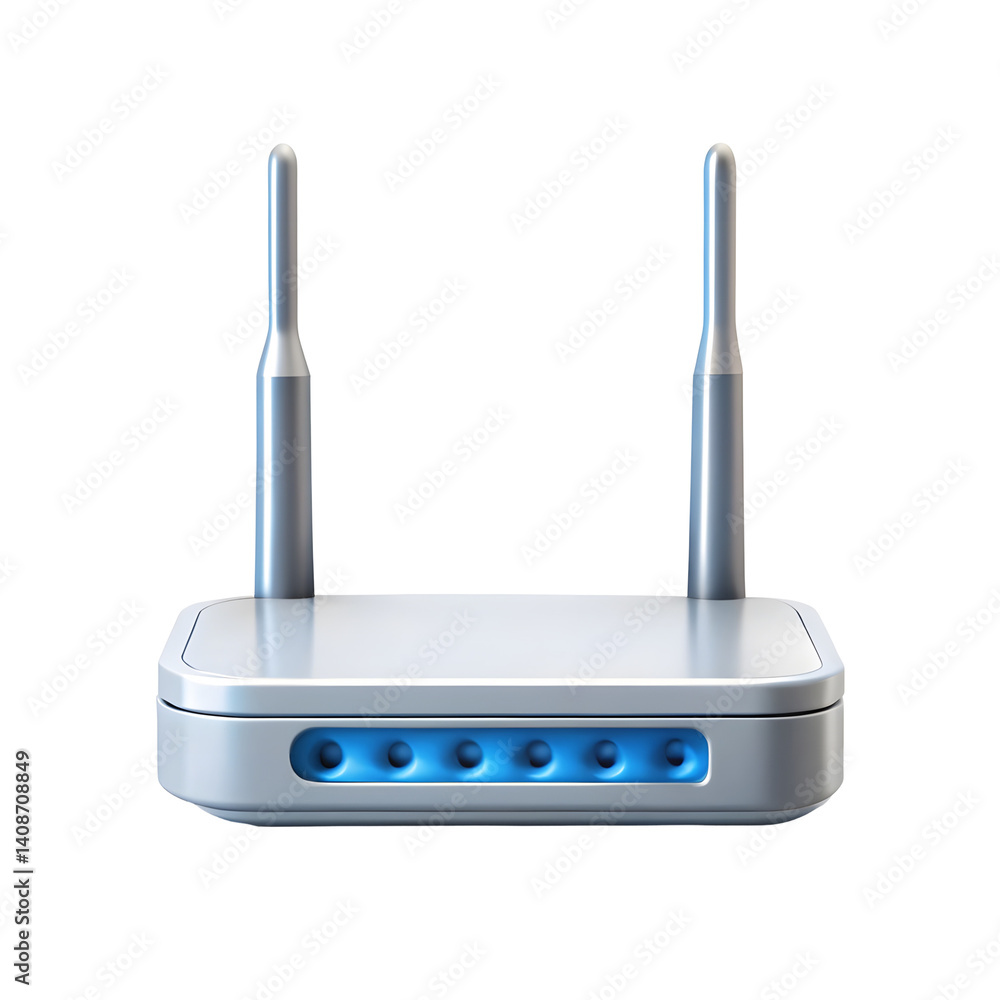This is a Router 3D Render Illustration Icon on a transparent background This is a Router 3D Render Illustration Icon on a transparent background