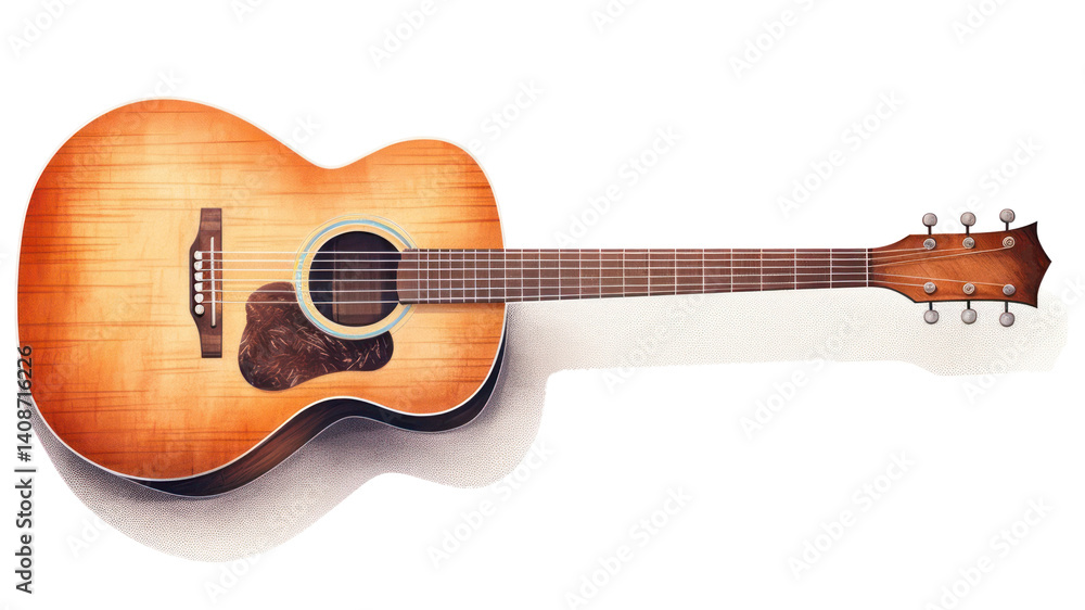 Obraz premium PNG Guitar fretboard string violin.