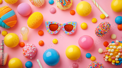 colorful easter eggs