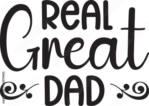 real great dad SVG