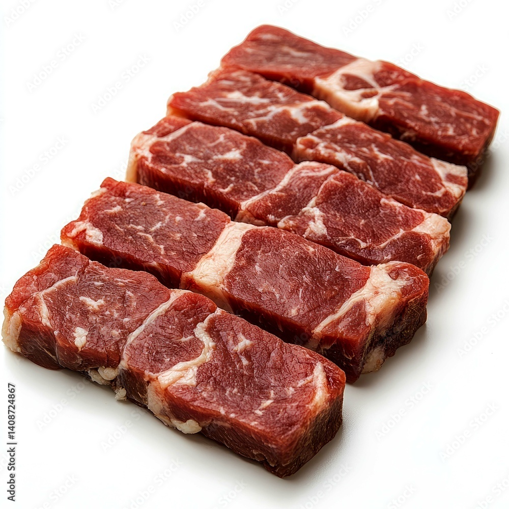 Savor the Exquisite: Succulent Raw Beef Steaks, Ready for Grilling Savor the Exquisite: Succulent Raw Beef Steaks, Ready for Grilling