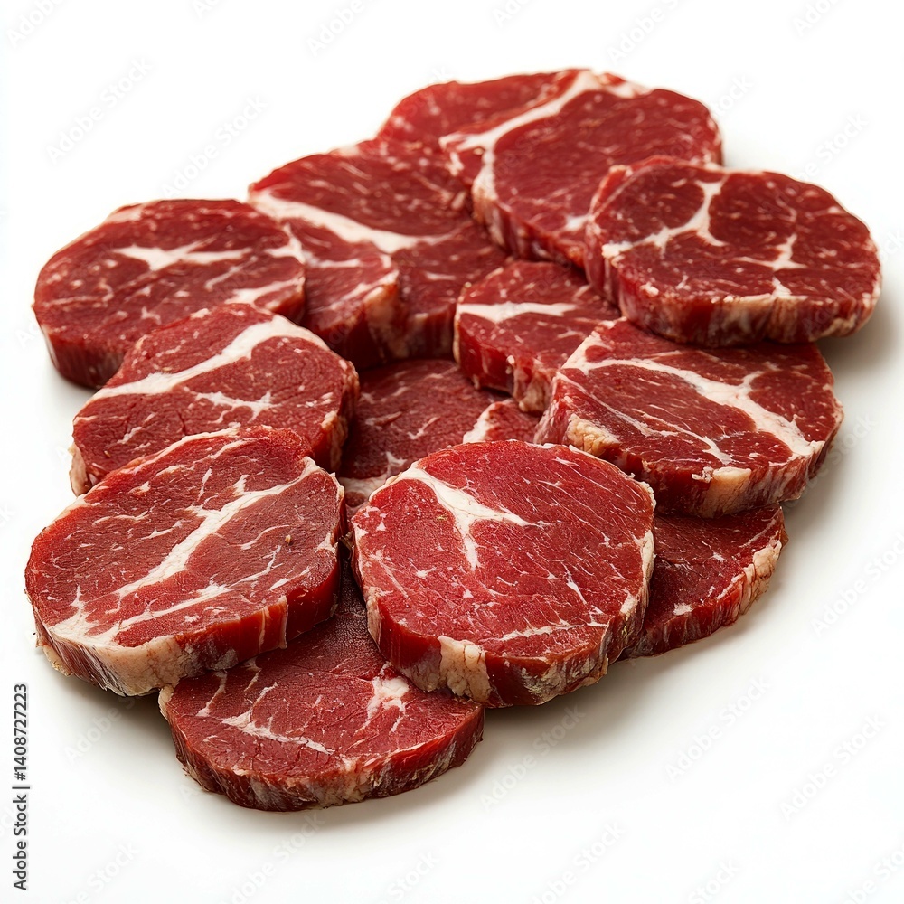 Savor the Exquisite: Succulent Slices of Prime Beef, Ready for Your Culinary Creation Savor the Exquisite: Succulent Slices of Prime Beef, Ready for Your Culinary Creation