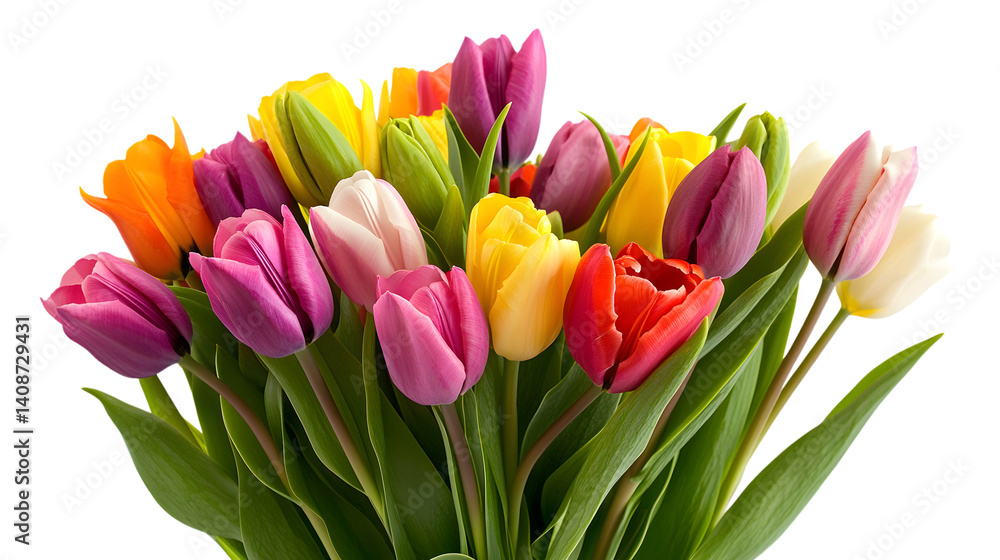 bouquet of colourful flowers isolated on white background bouquet of colourful flowers isolated on white background