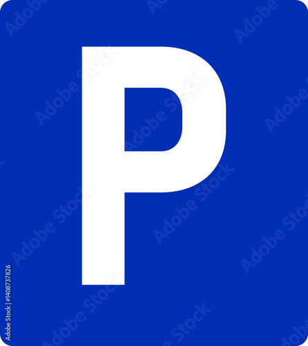 Parking designation square