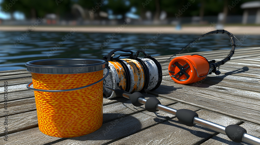 Fototapeta premium Pool Cleaning Equipment