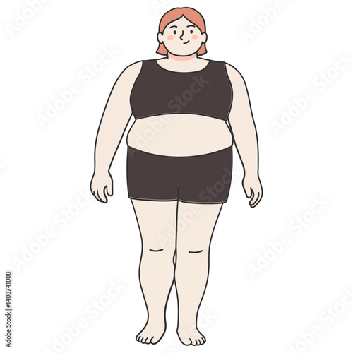 Overweight woman