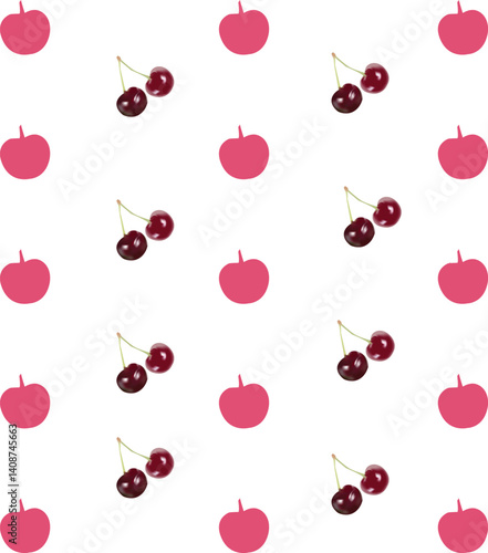 seamless cherry pattern