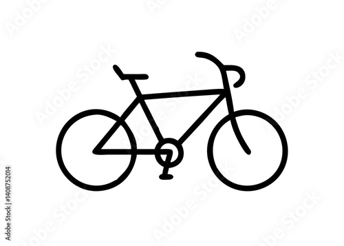 bicycle.  icon. 