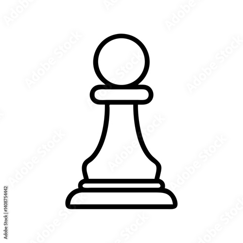 Chess pieces. pion. icon.