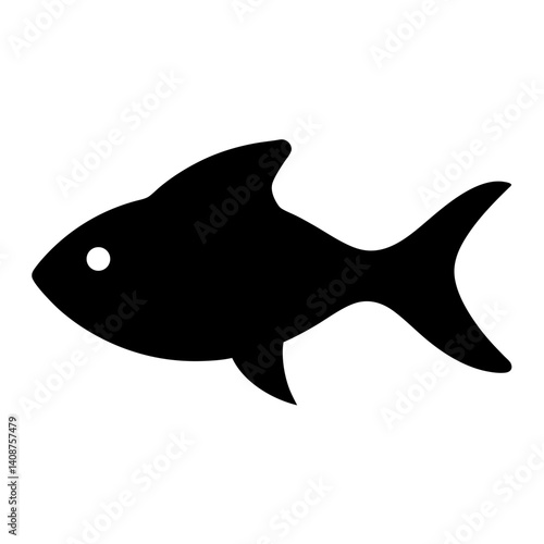  aquarium fish black silhouette of a moorish idol fish aquatic animal ocean life- simple black silhouette of a aquarium fish tropical sea life animal icon,