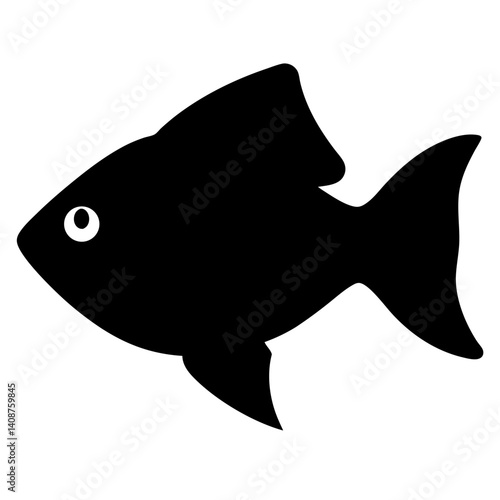 swordtail fish black silhouette of a moorish idol fish aquatic animal ocean life- simple black silhouette of a swordtail fish tropical sea life animal icon,