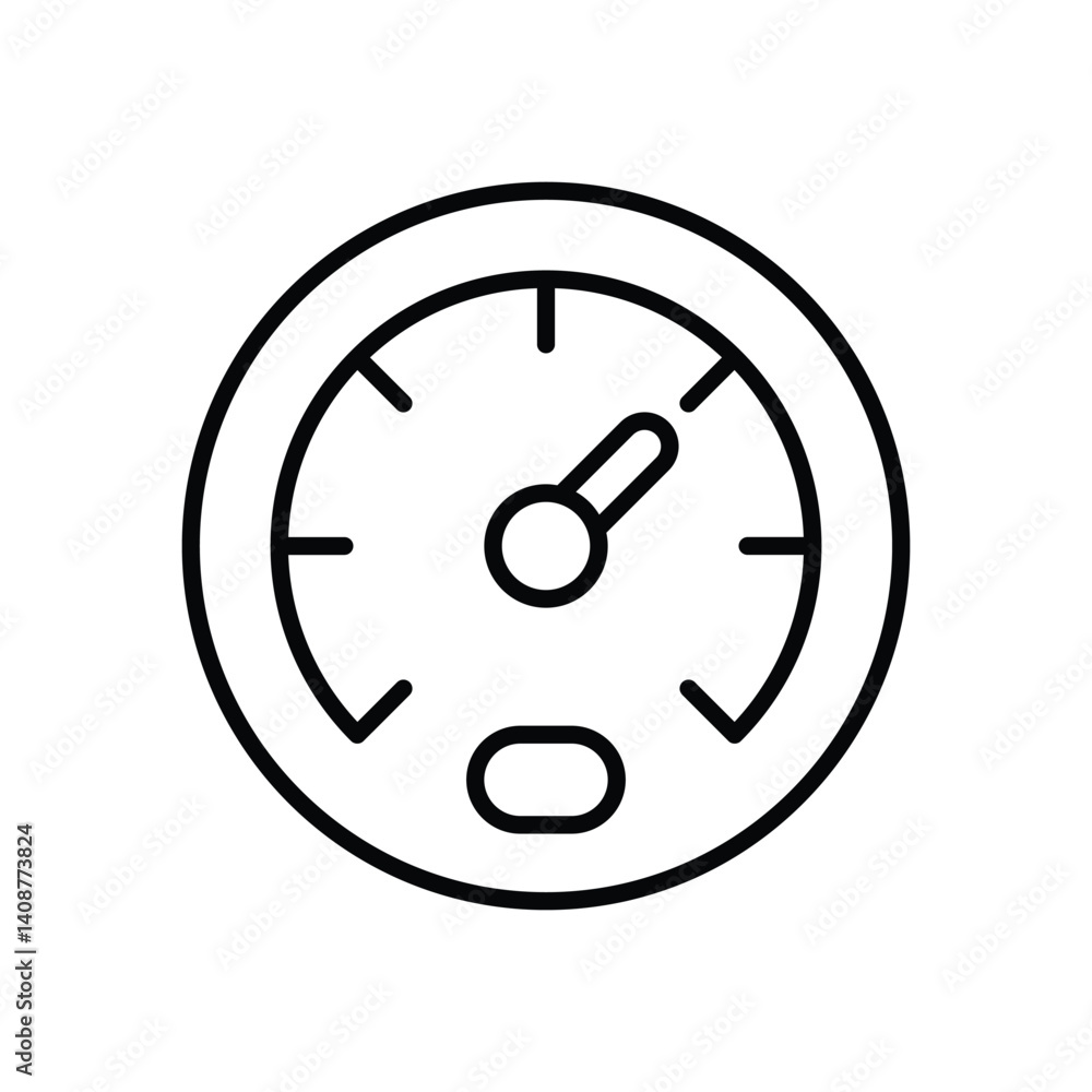 Speedometer icon vector stock illustration Speedometer icon vector stock illustration