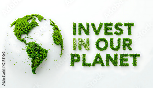 Green Planet Earth with 