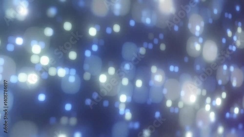 Wallpaper Mural blue and green abstract geometrics with glowing square shapes on dark background animation video Torontodigital.ca