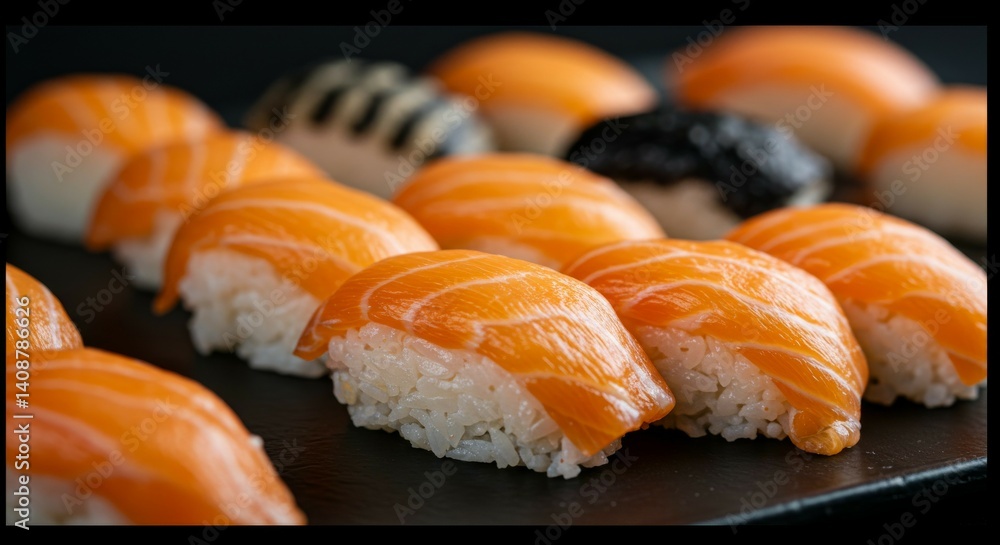 Delectable Salmon Nigiri Sushi: A Culinary Delight Delectable Salmon Nigiri Sushi: A Culinary Delight