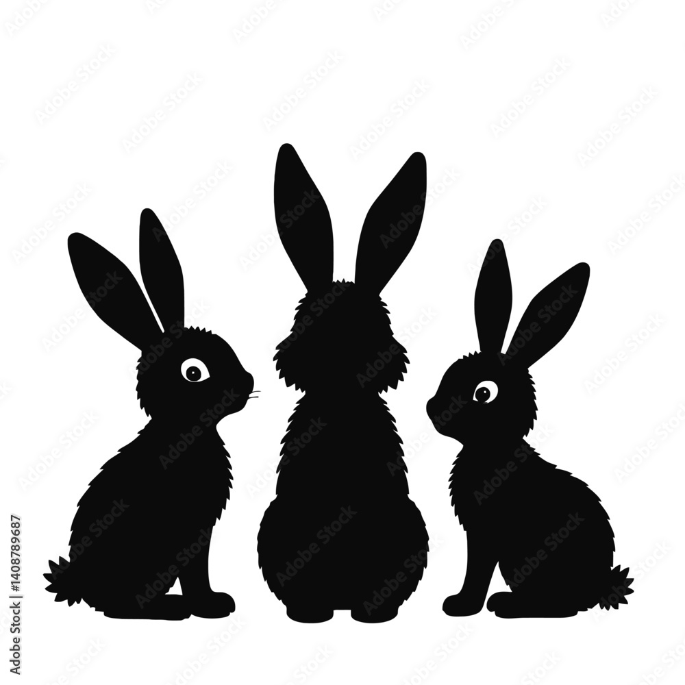 three_easter_bunnies_silhouette three_easter_bunnies_silhouette