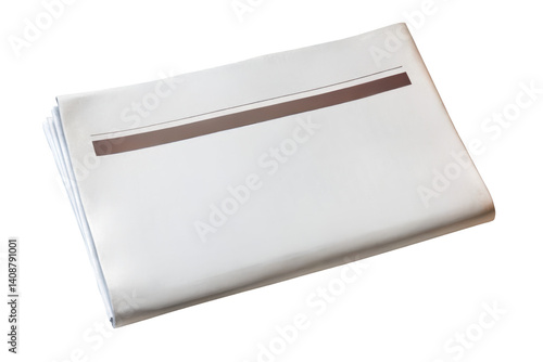 blank newspaper mockup isolated PNG