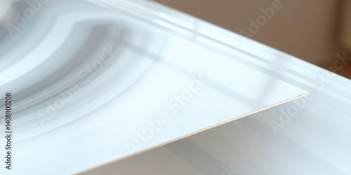 Abstract Light Grey Swirl Background Modern Minimalist Texture Smooth Surface