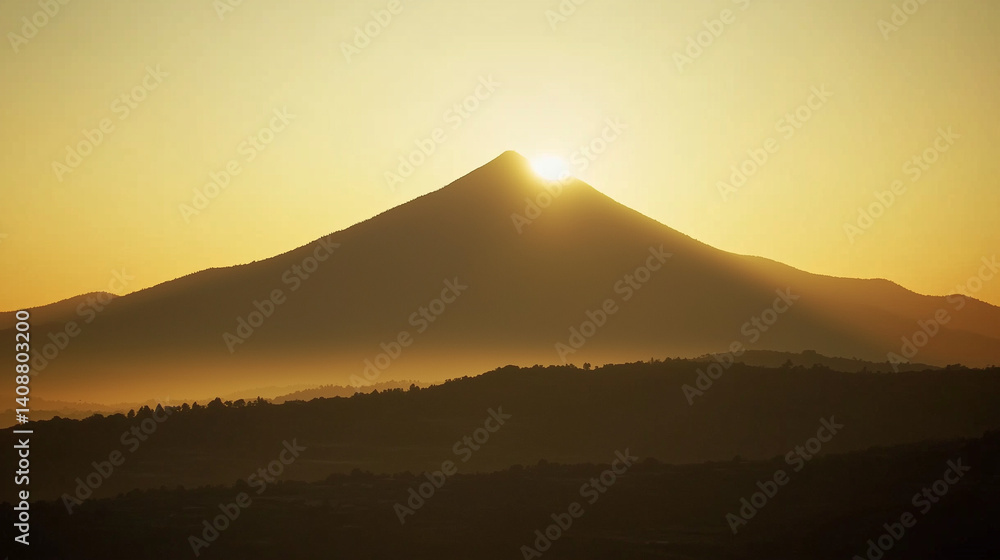 Golden sunrise over majestic peaks, symbolizing resilience and personal growth Golden sunrise over majestic peaks, symbolizing resilience and personal growth