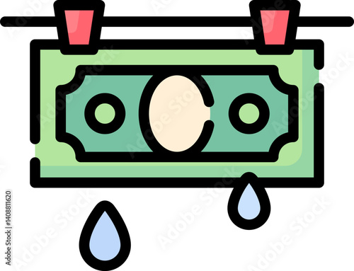 money laundering illustration on a white background     3341.eps