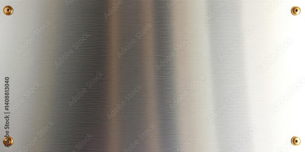 Fototapeta premium Brushed Metal Texture Background Steel Plate Industrial Design Grey Silver