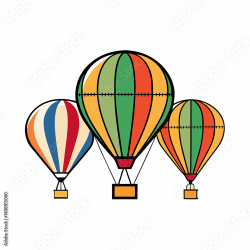 hot air balloons