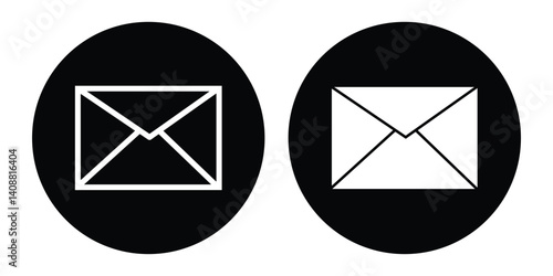 Mail icon set. email icon vector. E-mail icon. Envelope illustration. Envelope icon, Mail icon vector for web, computer and mobile app. vector illustration eps 10.