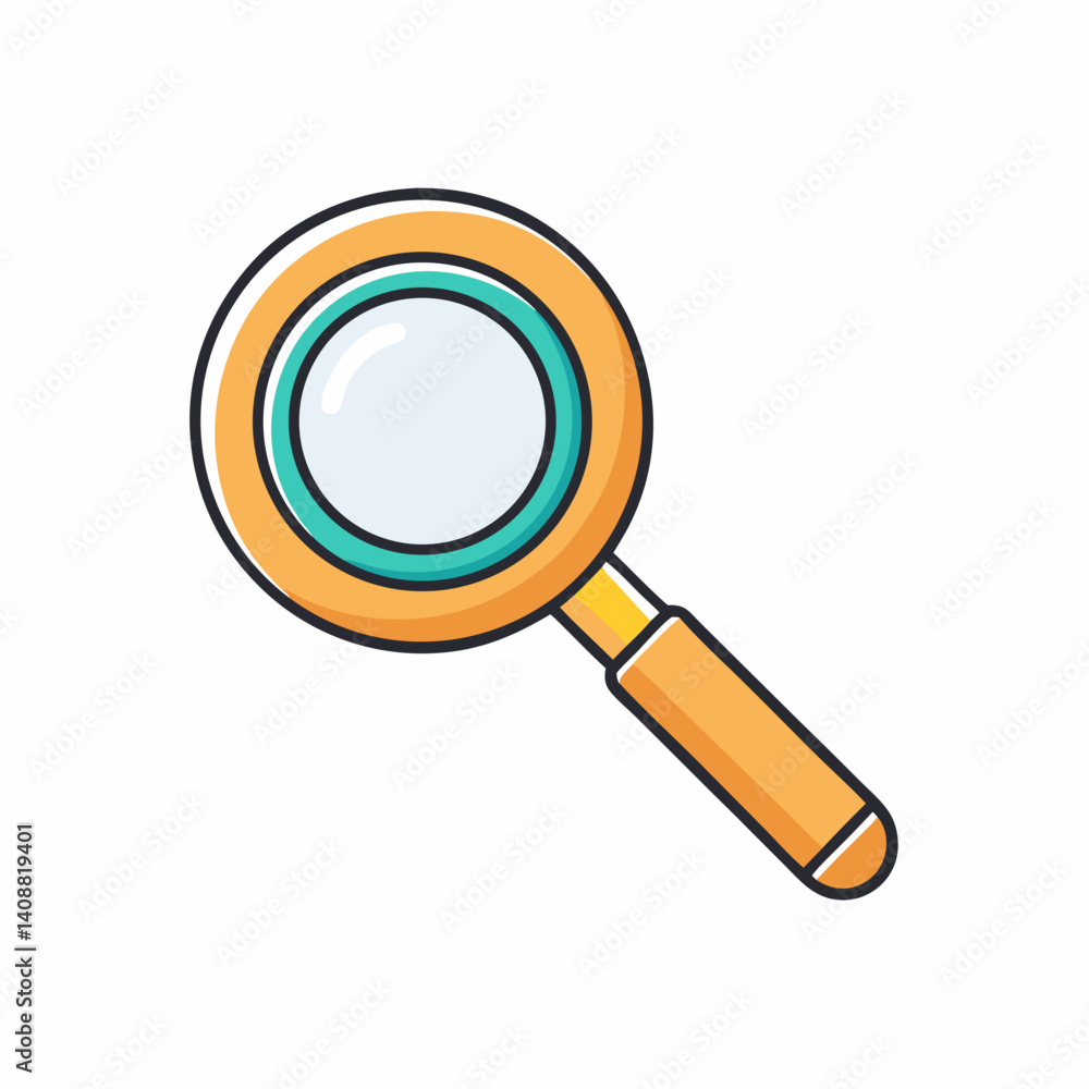 vector magnifying glass icon vector magnifying glass icon