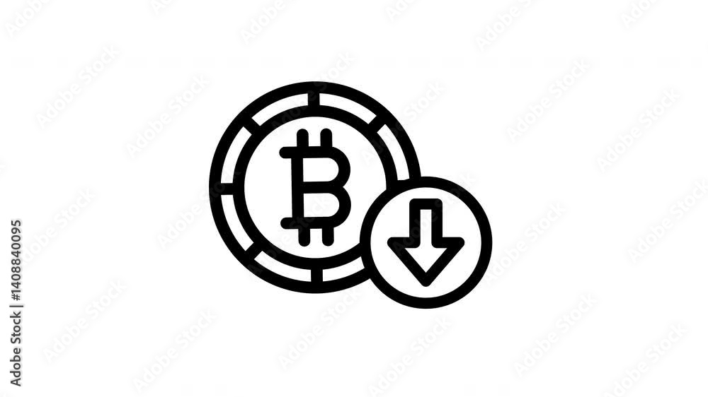 bitcoin animated icon bitcoin animated icon