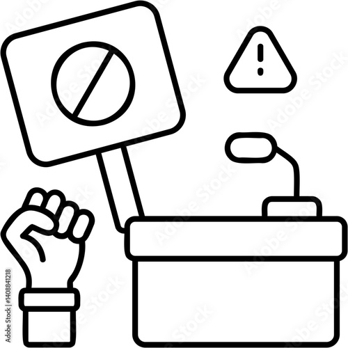 Political Instability Icon