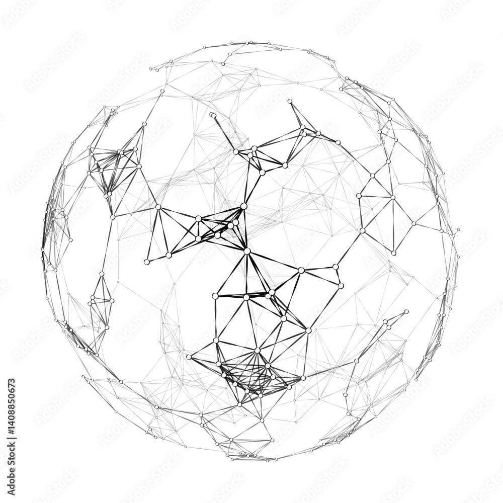 Celestial Sphere - Abstract Vector Art