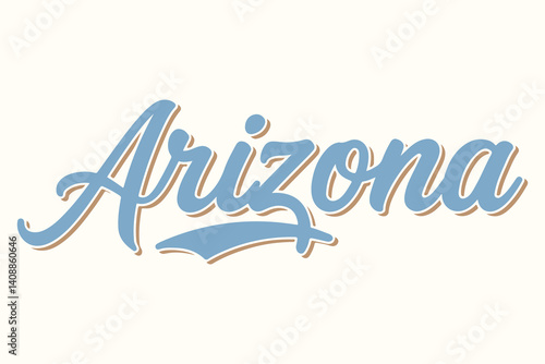 Arizona, Phoenix college style print for t-shirt with eagle. Typography graphics for college or university tee shirt design. Vintage sport apparel print .Vintage typography college varsity Arizona