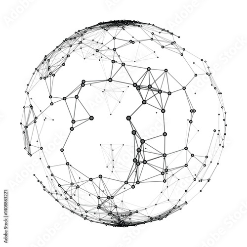 Celestial Sphere - Abstract Vector Art