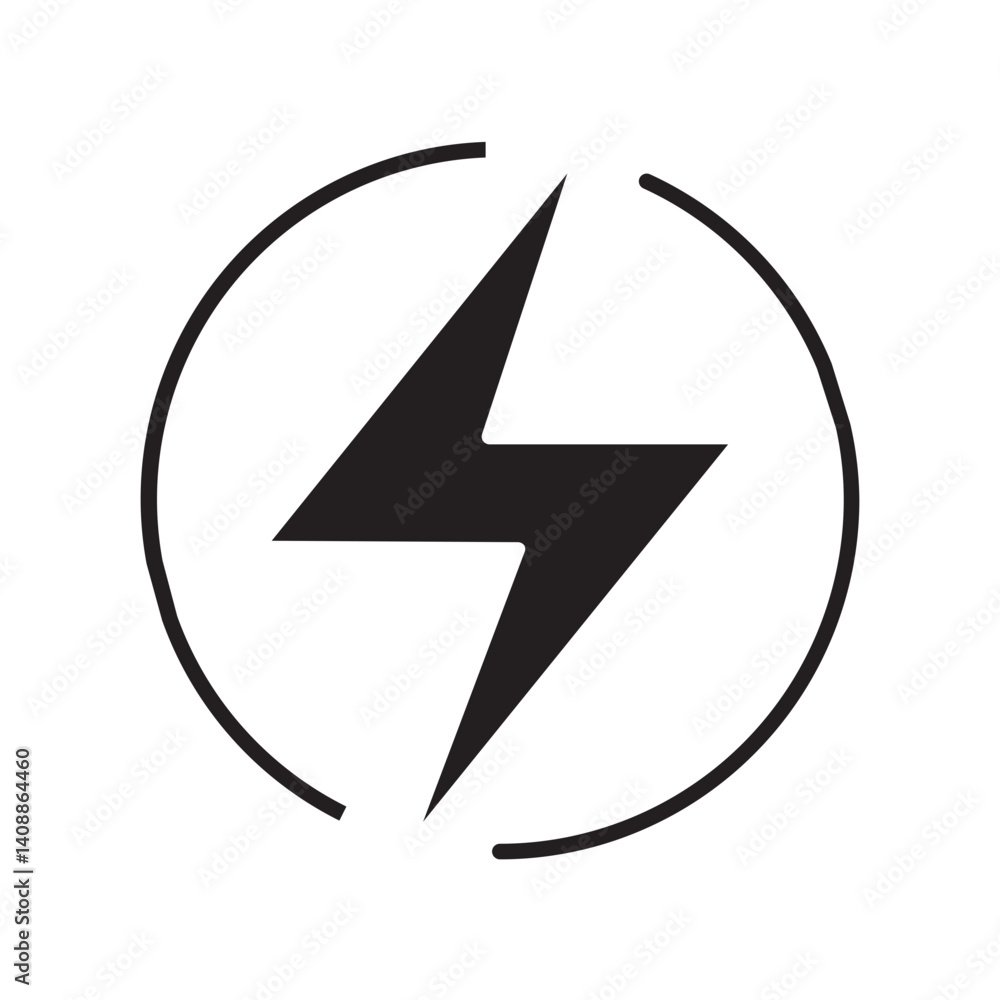 lightning symbol glyph lightning symbol glyph