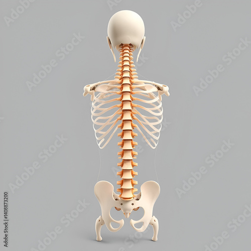 Lumbar spine rotate animation