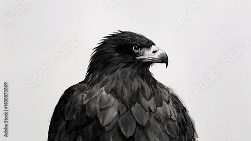 Photos Aqua aerie eagle isolated watercolor vector illustration svg